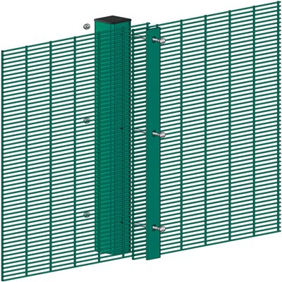 Sistem de gard de securitate galvanizat 358